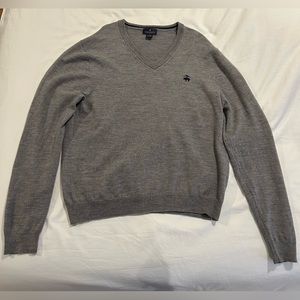 Brooks Brothers Merino Wool V-Neck Sweater